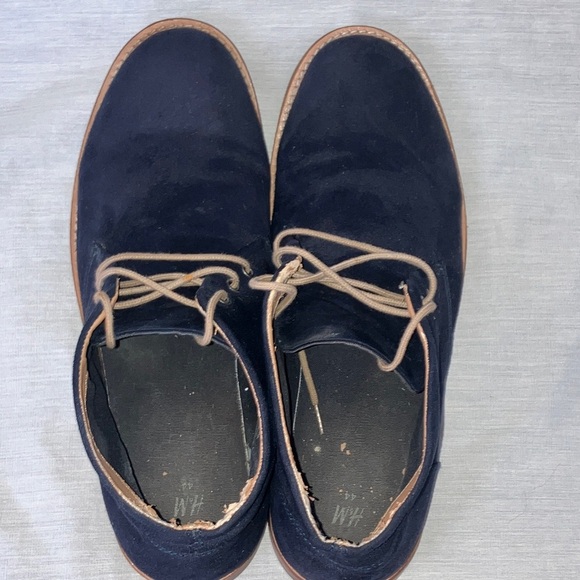 H&M men’s 10 1/2 - eur 44 Dark Blue Chukka Boots for Men - Picture 6 of 16